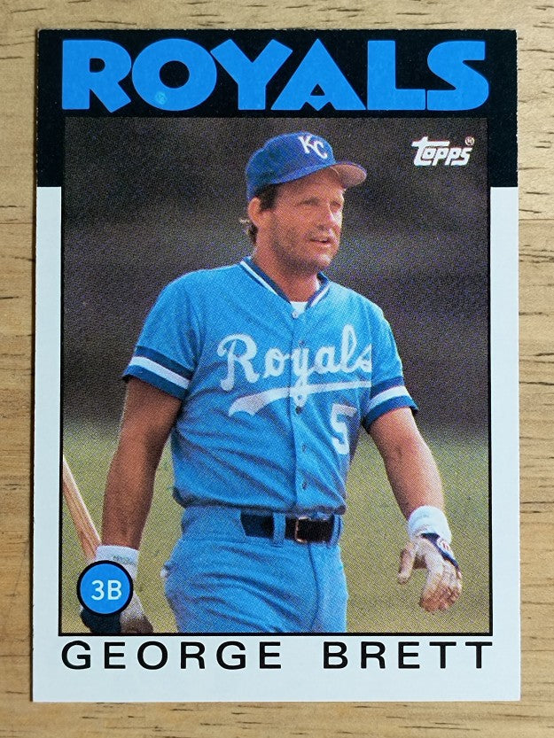 1986 Topps #300 George Brett