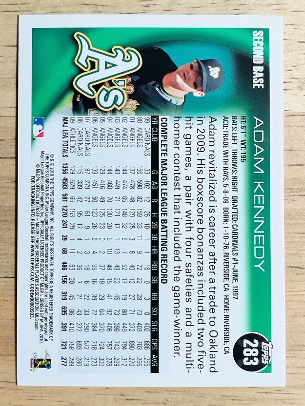 2010 Topps #283 Adam Kennedy