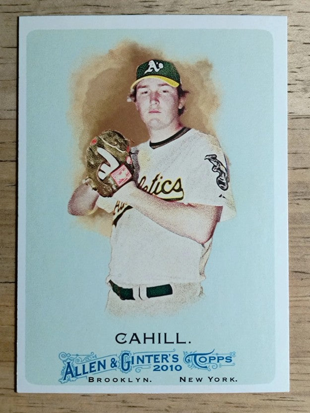 2010 Topps Allen and Ginter #303 Trevor Cahill SP (NM)