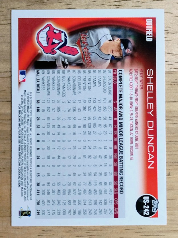 2010 Topps Update #US242 Shelley Duncan