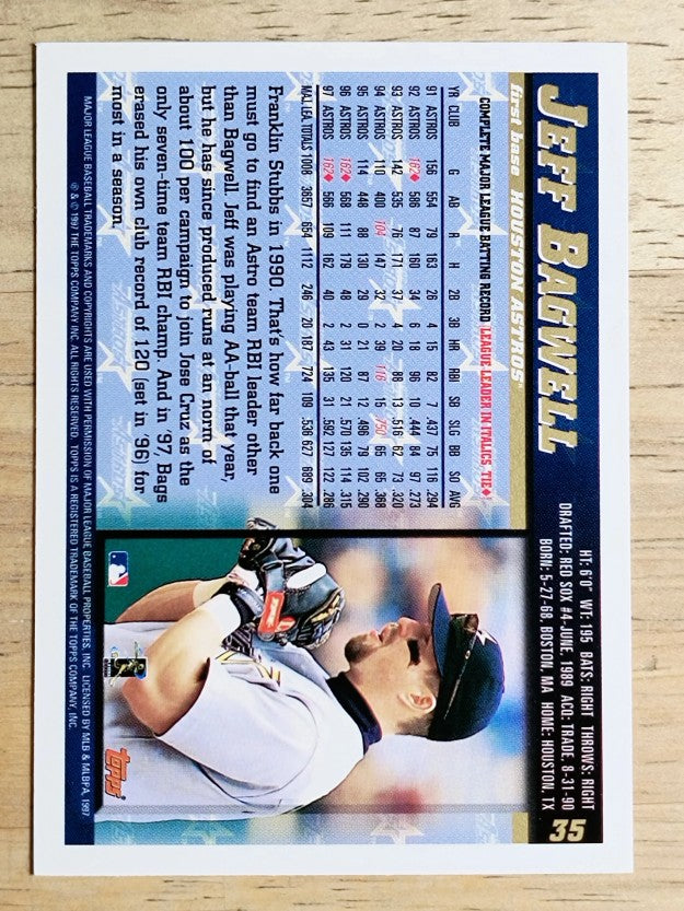 1998 Topps #35 Jeff Bagwell