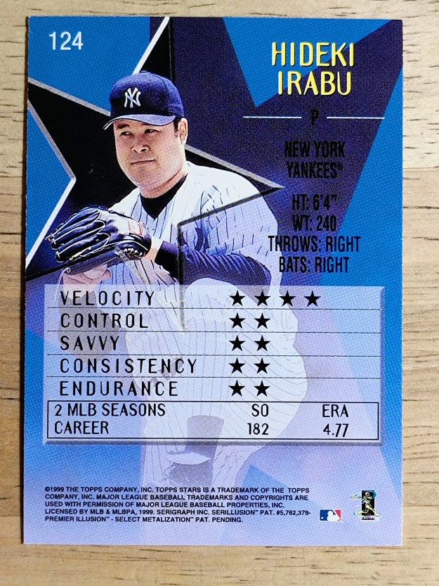 1999 Topps Stars #124 Hideki Irabu