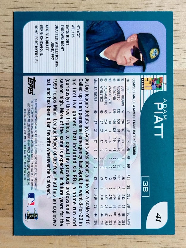 2001 Topps #41 Adam Piatt