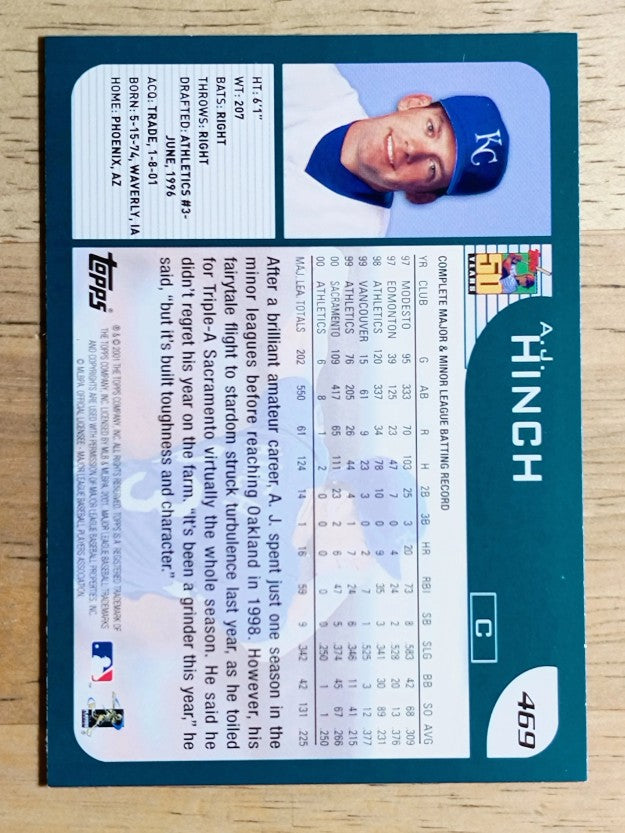 2001 Topps #469 A.J. Hinch