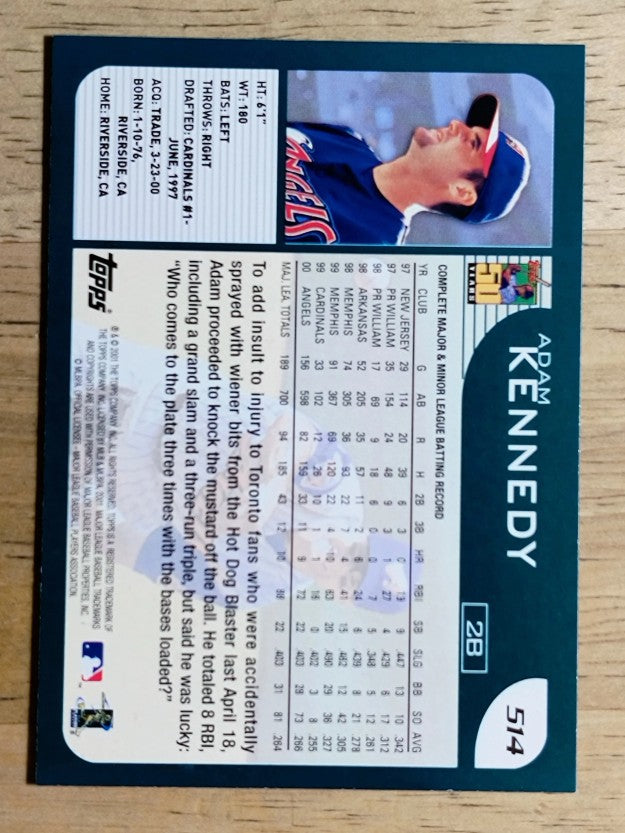 2001 Topps #514 Adam Kennedy