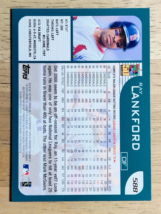 2001 Topps #588 Ray Lankford