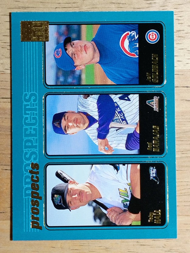 2001 Topps #734 Toby Hall/Rod Barajas/Jeff Goldbach
