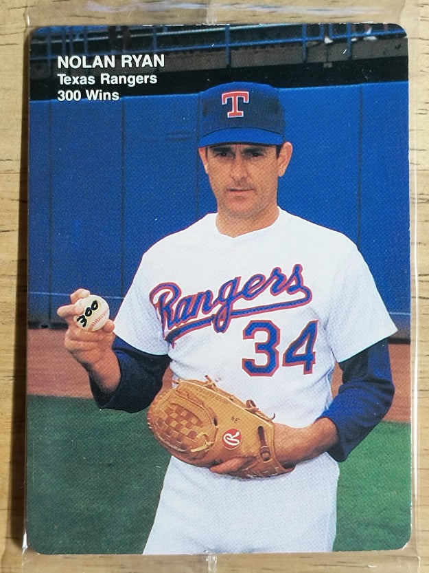 1991 Mother's Ryan #4 Nolan Ryan/Front pose, Ball in hand