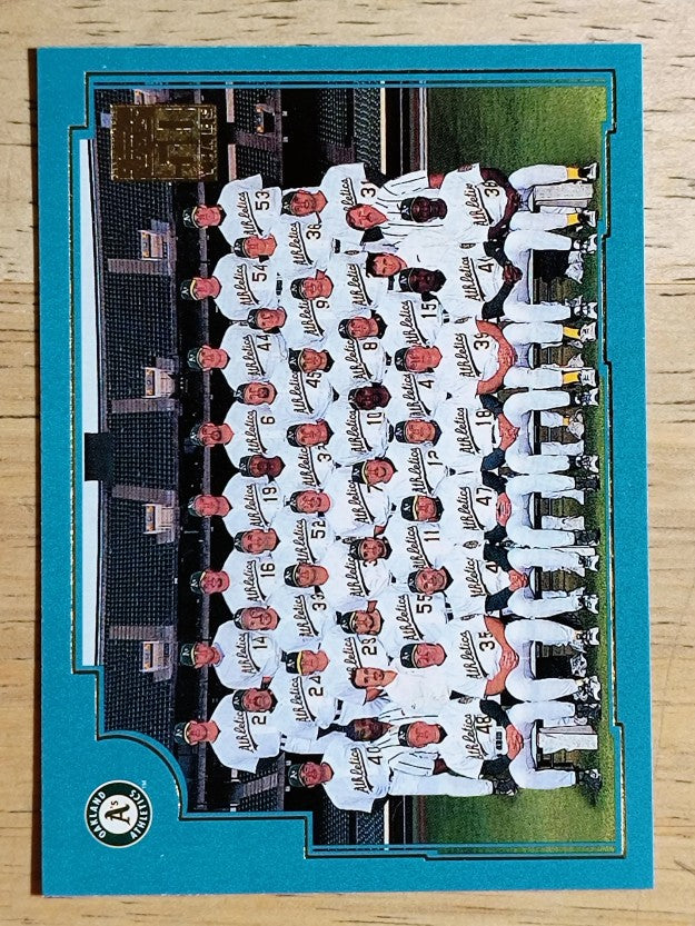 2001 Topps #772 Oakland Athletics TC