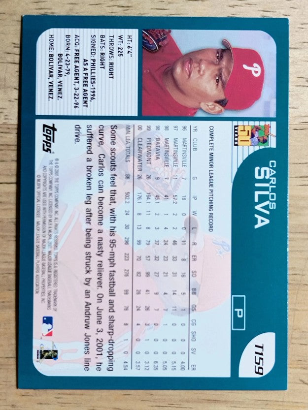2001 Topps Traded #T159 Carlos Silva