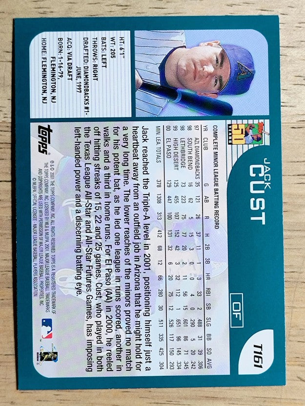 2001 Topps Traded #T161 Jack Cust