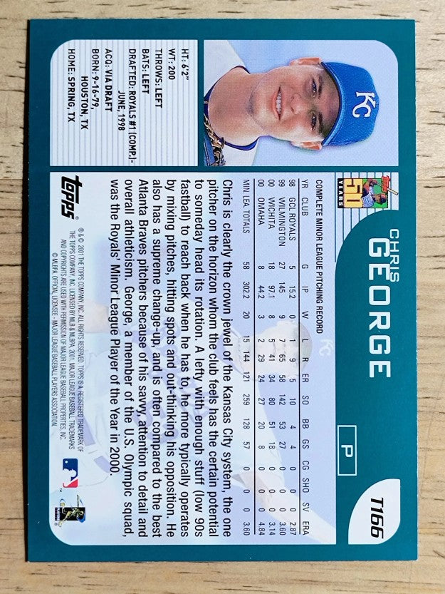 2001 Topps Traded #T166 Chris George