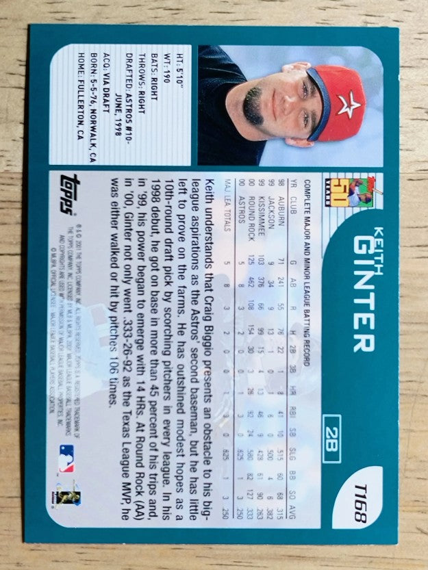 2001 Topps Traded #T168 Keith Ginter