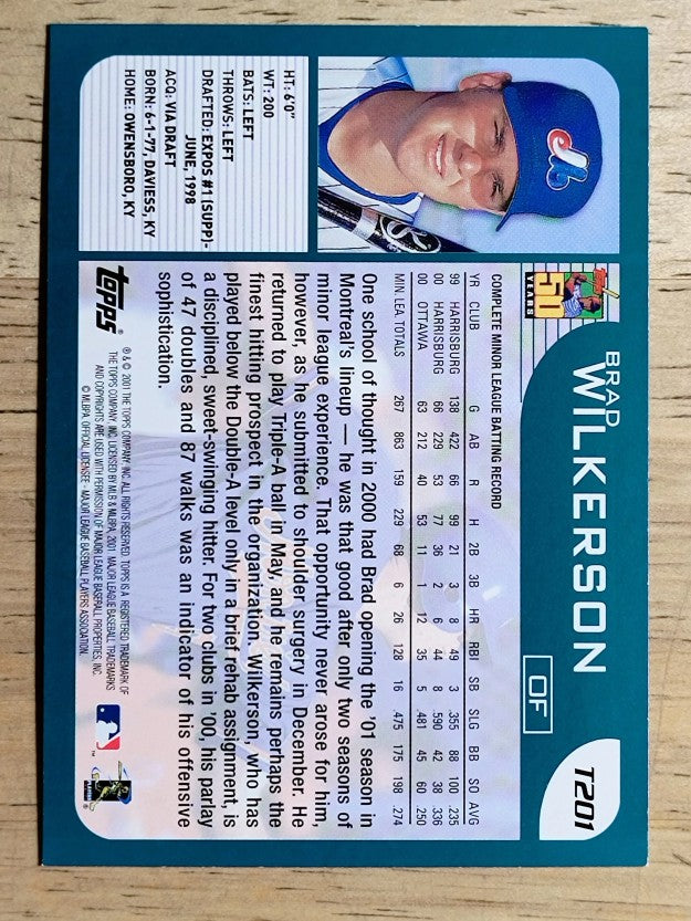 2001 Topps Traded #T201 Brad Wilkerson