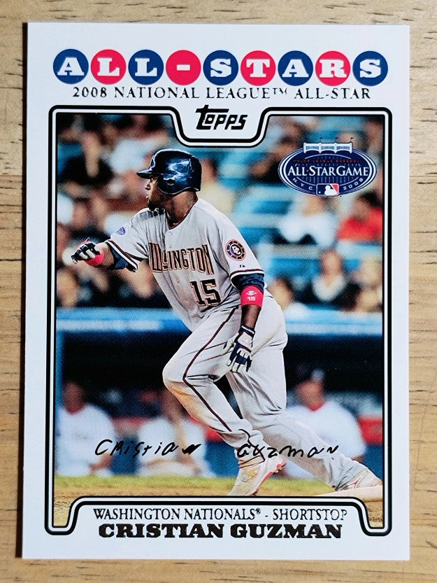 2008 Topps Update #UH23 Cristian Guzman AS