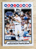 2008 Topps Update #UH68 Jonathan Papelbon AS