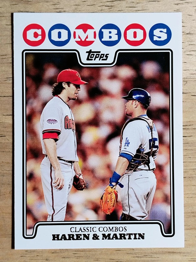2008 Topps Update #UH88 Dan Haren/Russell Martin
