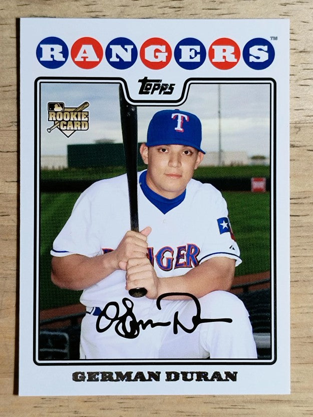 2008 Topps Update #UH213 German Duran RC