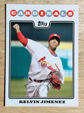 2008 Topps Update #UH246 Kelvin Jimenez