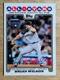 2008 Topps Update #UH262 Brian Wilson AS