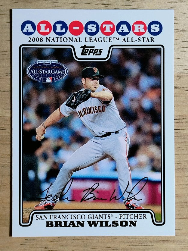 2008 Topps Update #UH262 Brian Wilson AS