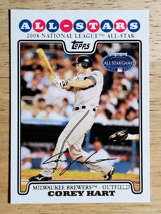 2008 Topps Update #UH276 Corey Hart AS