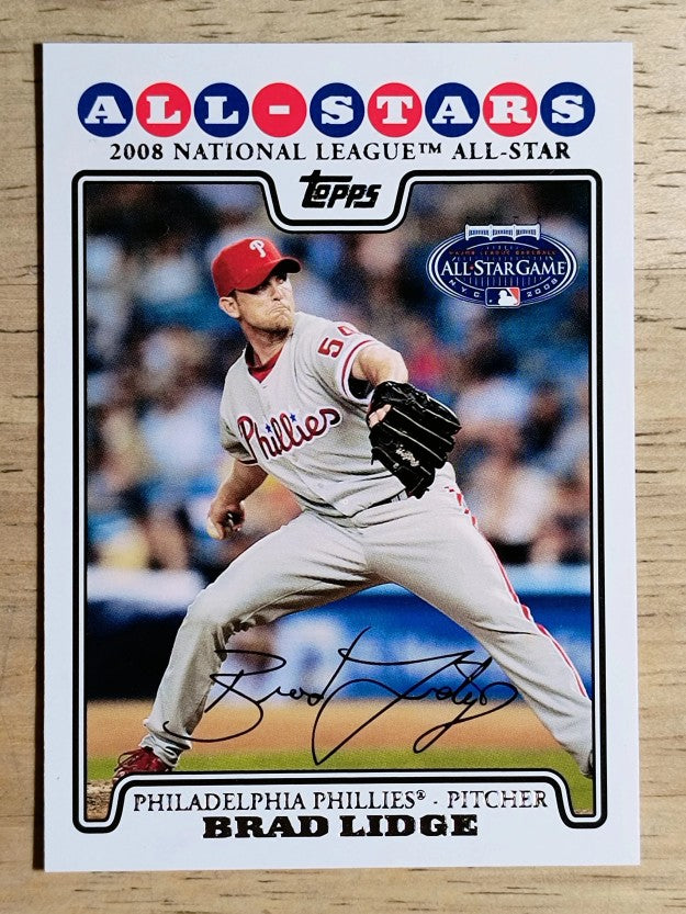 2008 Topps Update #UH304 Brad Lidge AS