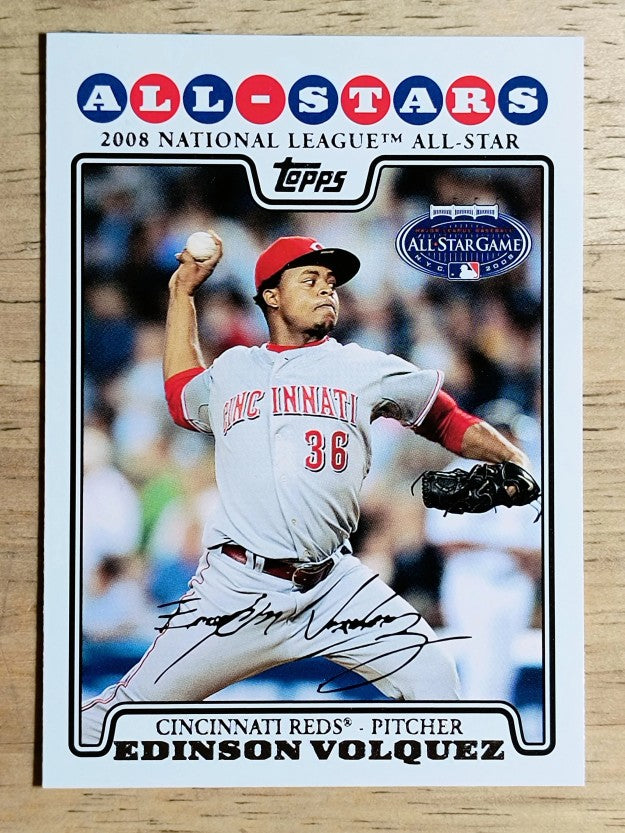 2008 Topps Update #UH322 Edinson Volquez AS