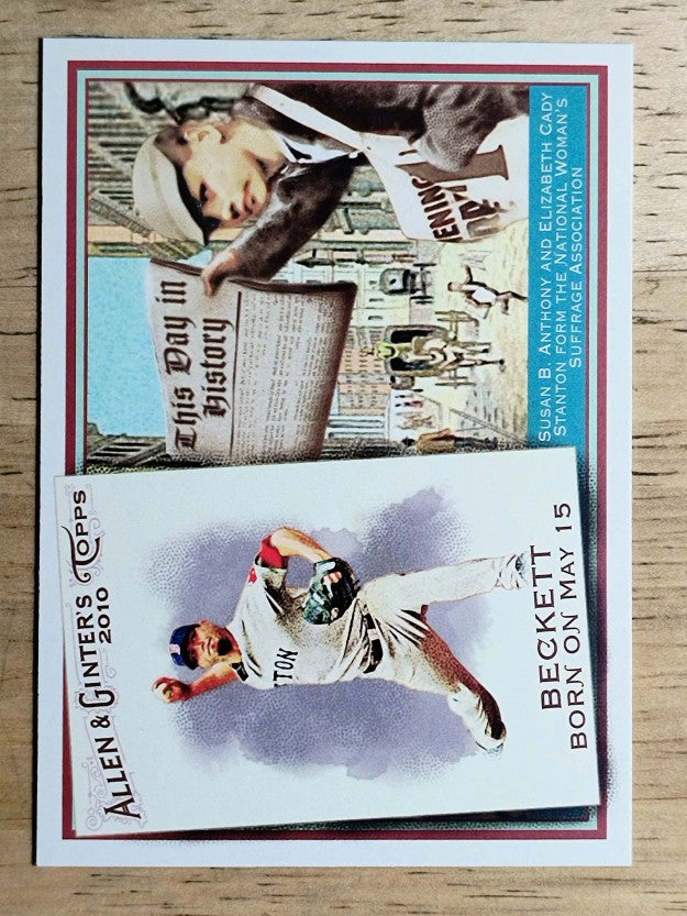 2010 Topps Allen and Ginter This Day in History #TDH67 Josh Beckett
