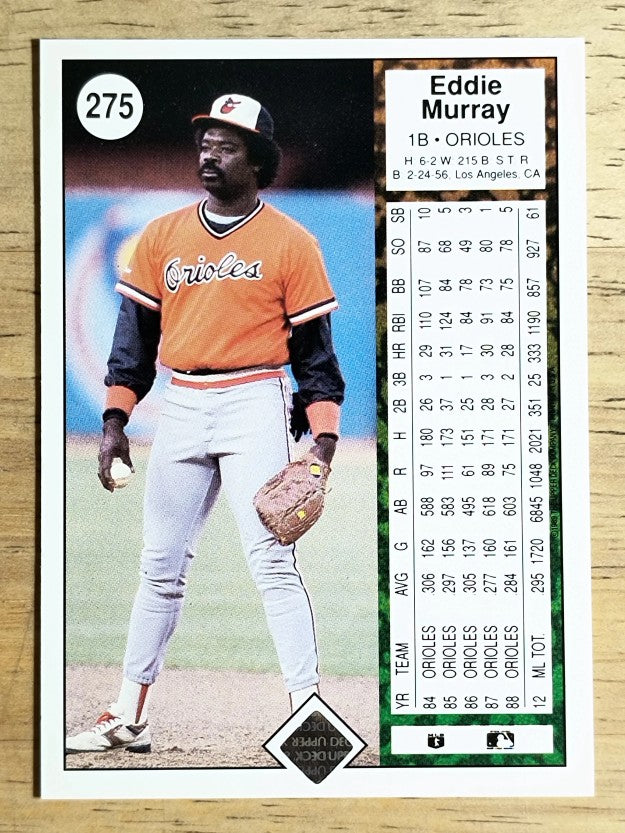 1989 Upper Deck #275 Eddie Murray