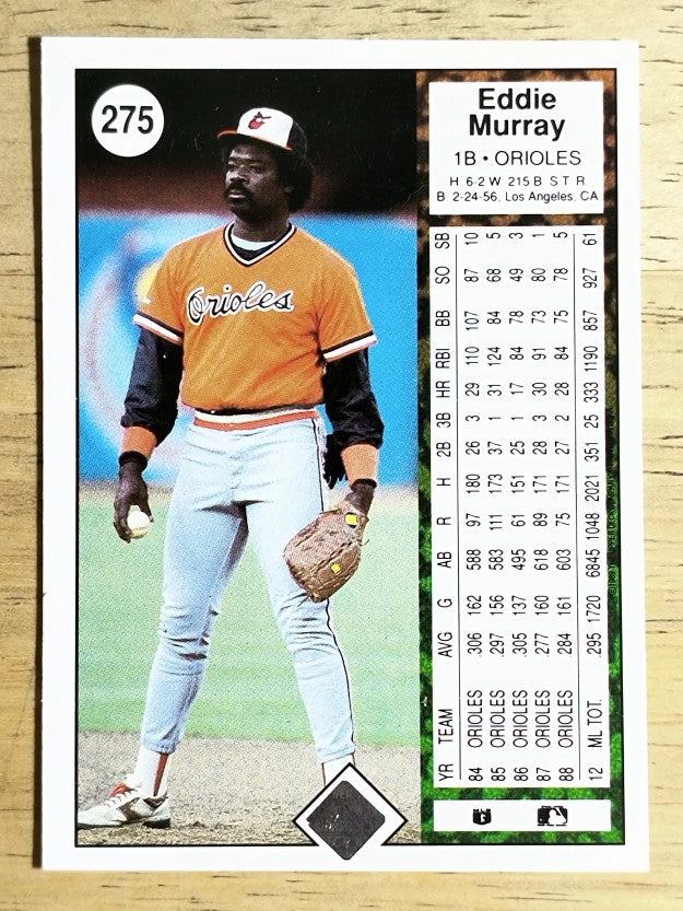 1989 Upper Deck #275 Eddie Murray