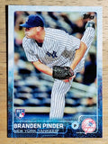 2015 Topps Update #US60 Branden Pinder RC