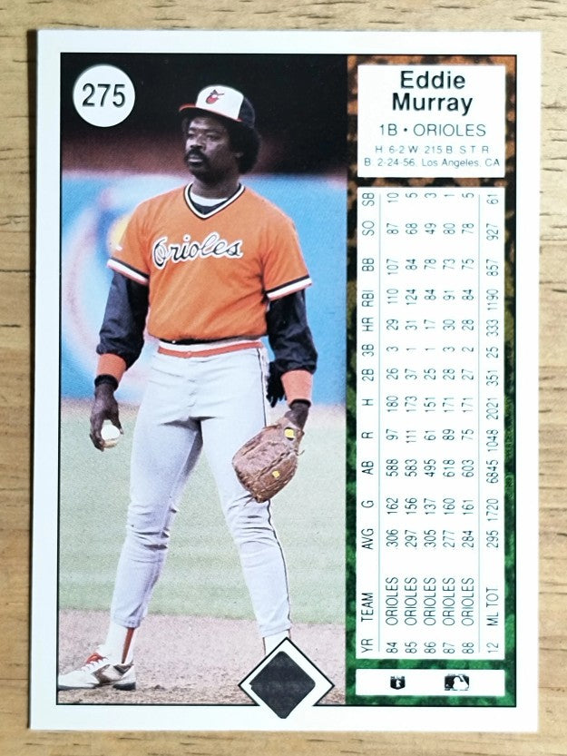 1989 Upper Deck #275 Eddie Murray
