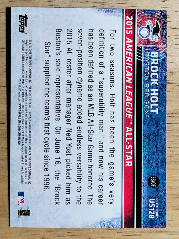 2015 Topps Update #US128 Brock Holt
