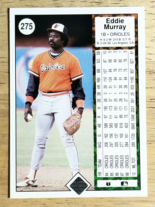1989 Upper Deck #275 Eddie Murray