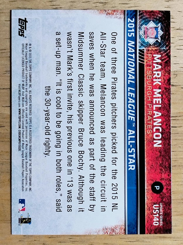 2015 Topps Update #US140 Mark Melancon
