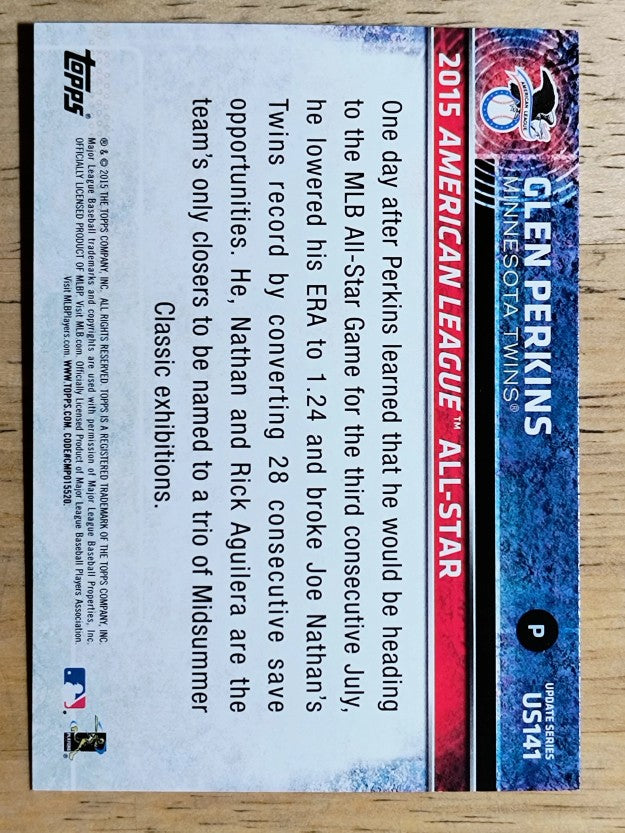 2015 Topps Update #US141 Glen Perkins