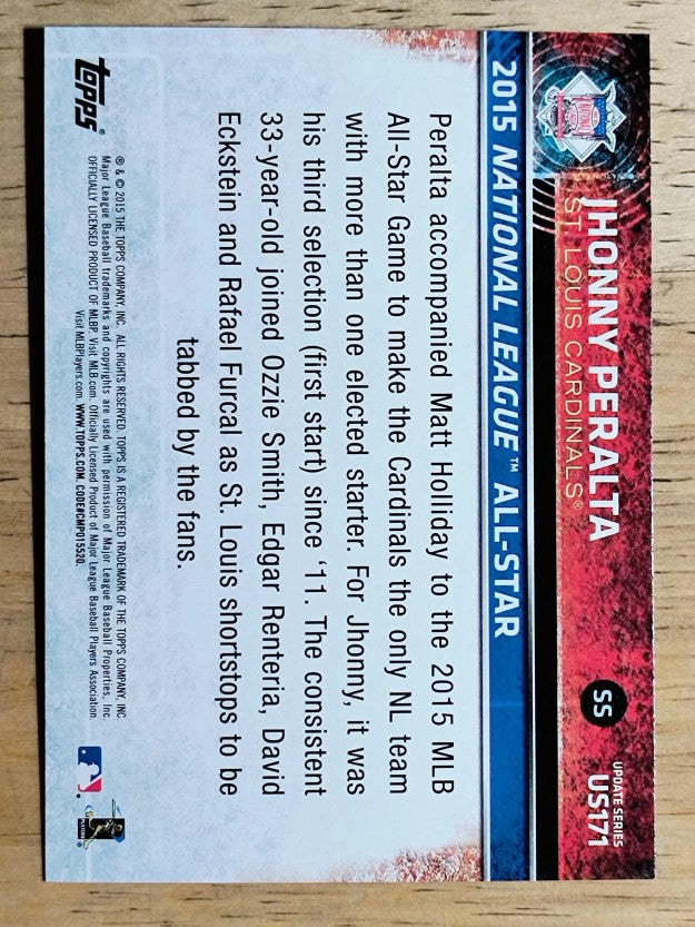 2015 Topps Update #US171 Jhonny Peralta