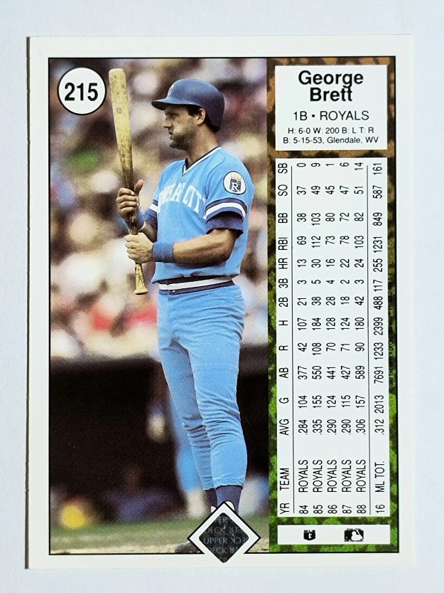 1989 Upper Deck #215 George Brett
