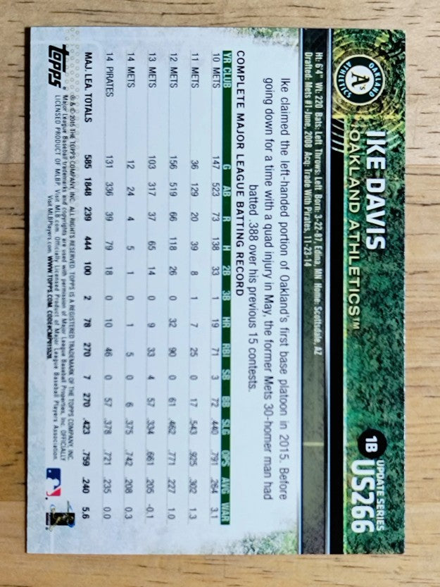 2015 Topps Update #US266 Ike Davis