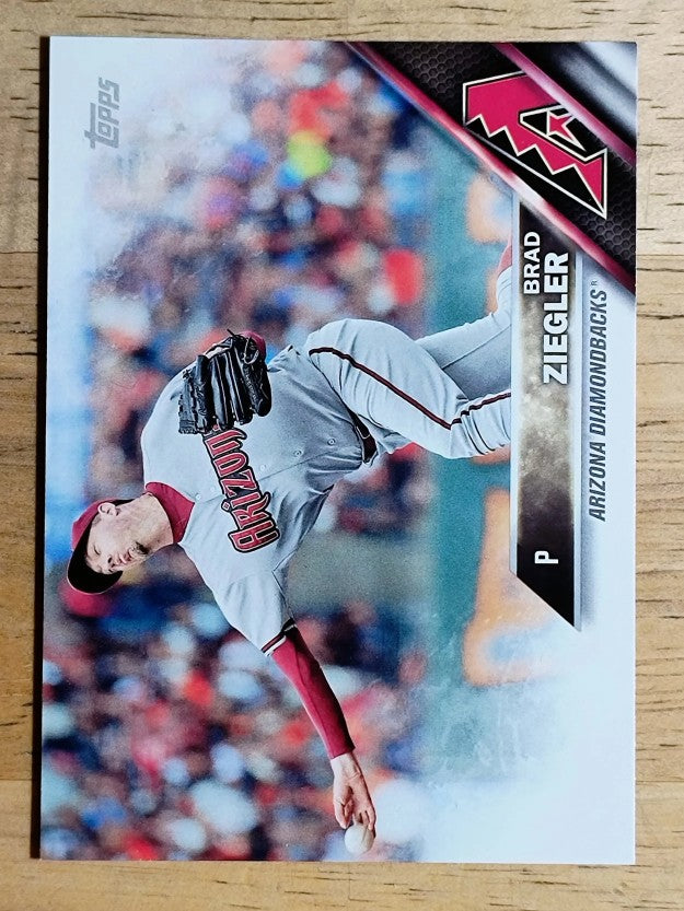 2016 Diamondbacks Topps #ARI13 Brad Ziegler