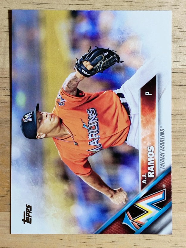 2016 Topps #42 A.J. Ramos