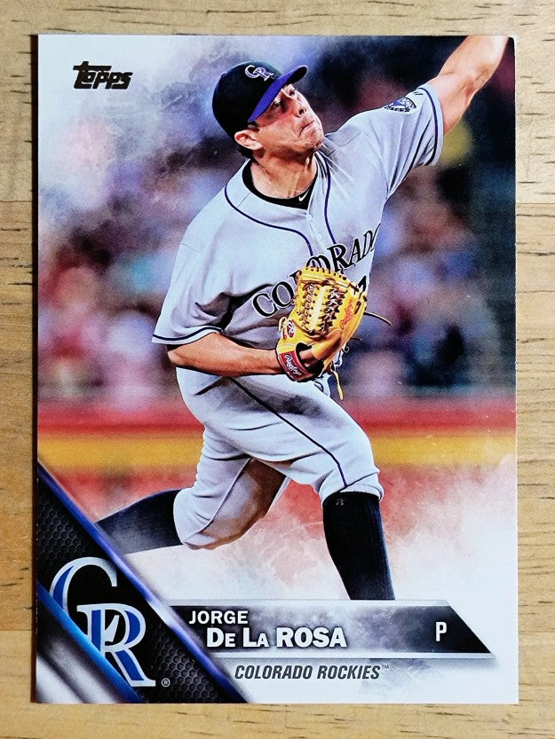 2016 Topps #87 Jorge De La Rosa