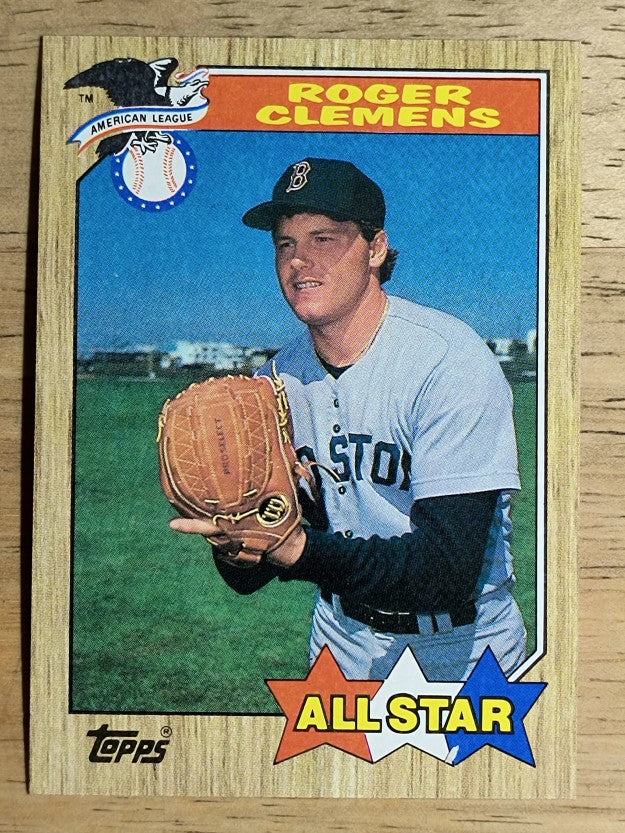 1987 Topps #614 Roger Clemens AS
