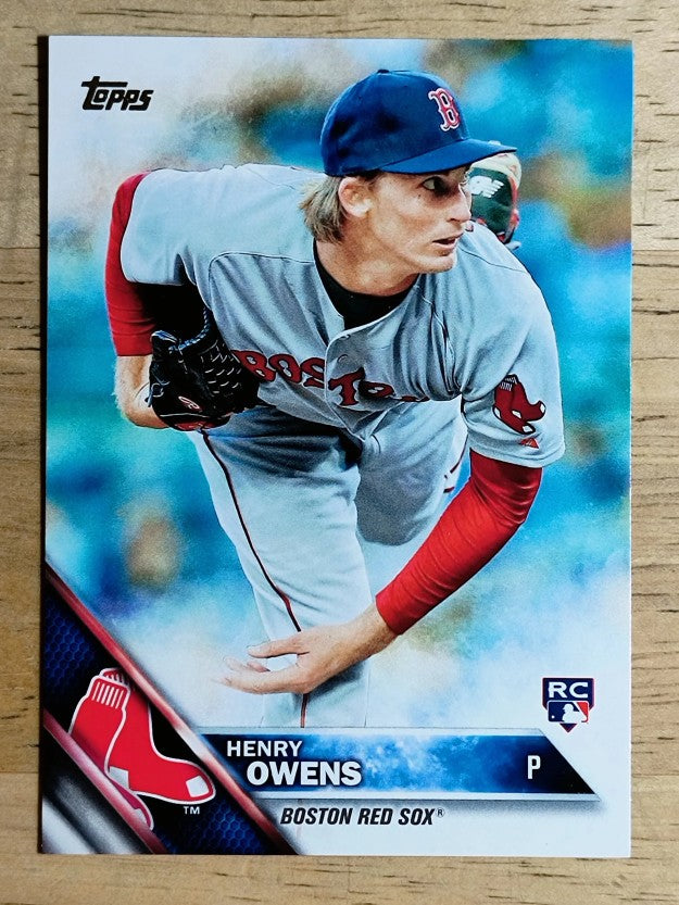 2016 Topps #109 Henry Owens RC