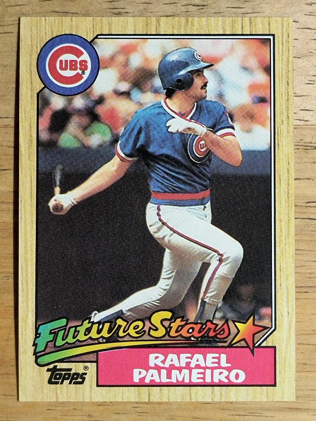 1987 Topps #634 Rafael Palmeiro RC
