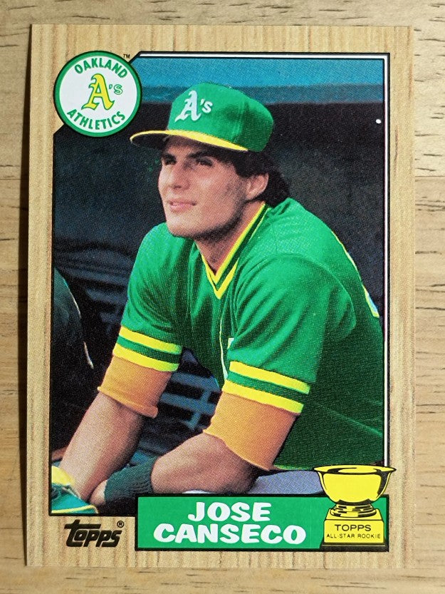 1987 Topps #620 Jose Canseco