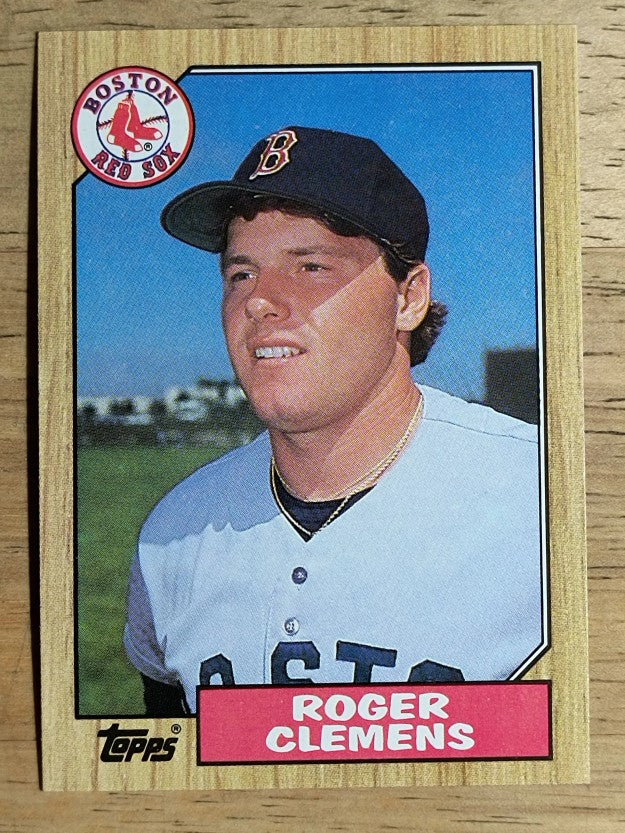 1987 Topps #340 Roger Clemens