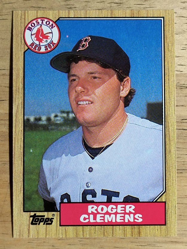 1987 Topps #340 Roger Clemens