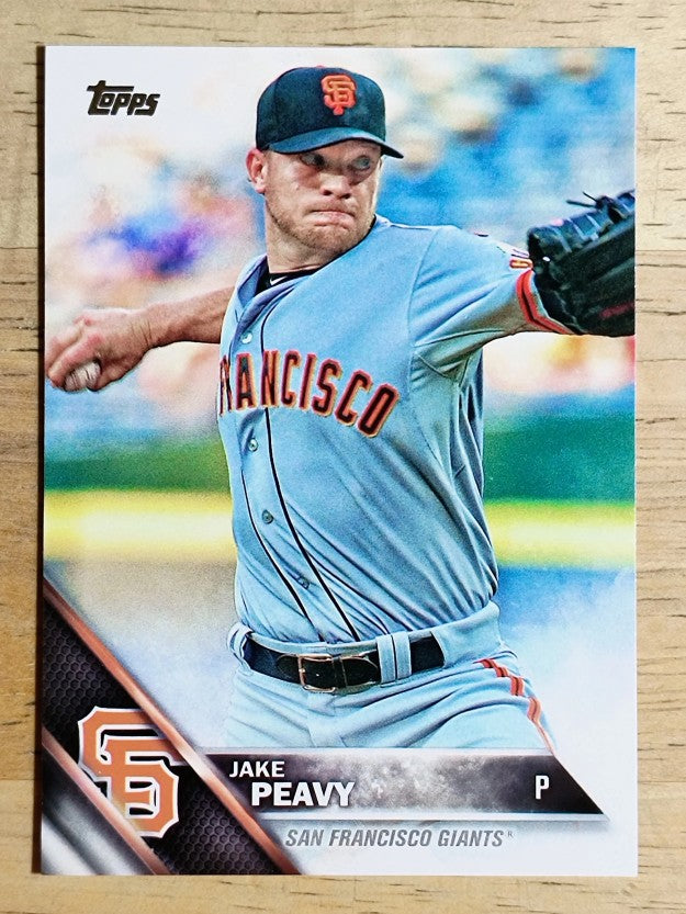 2016 Topps #320 Jake Peavy